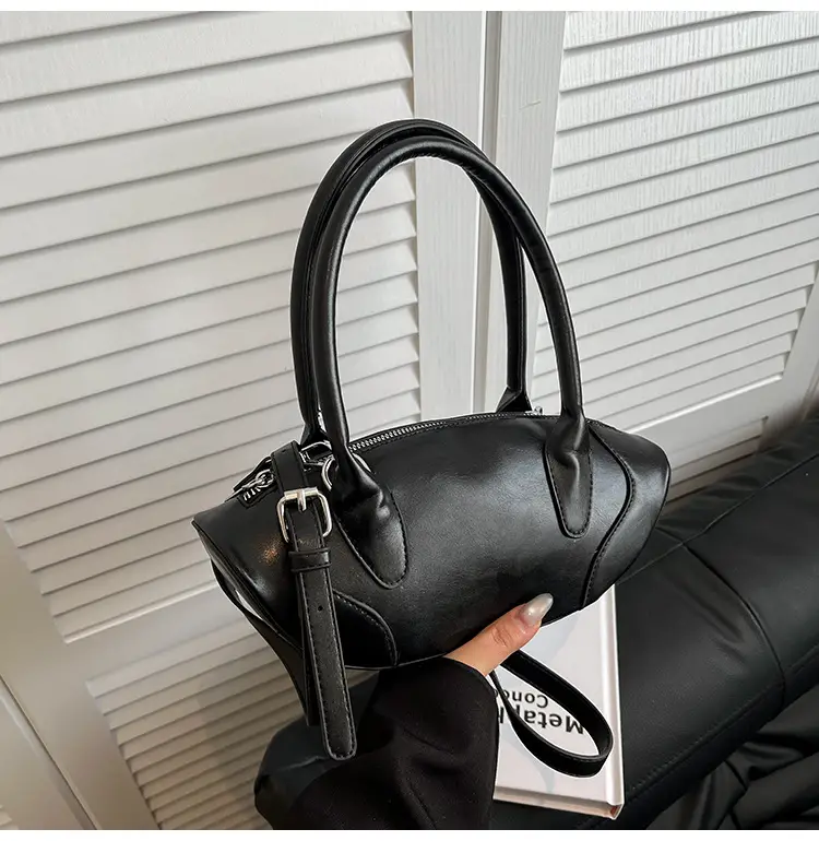 Grey Textured Crossbody Bag for Women 2026 - Image 5