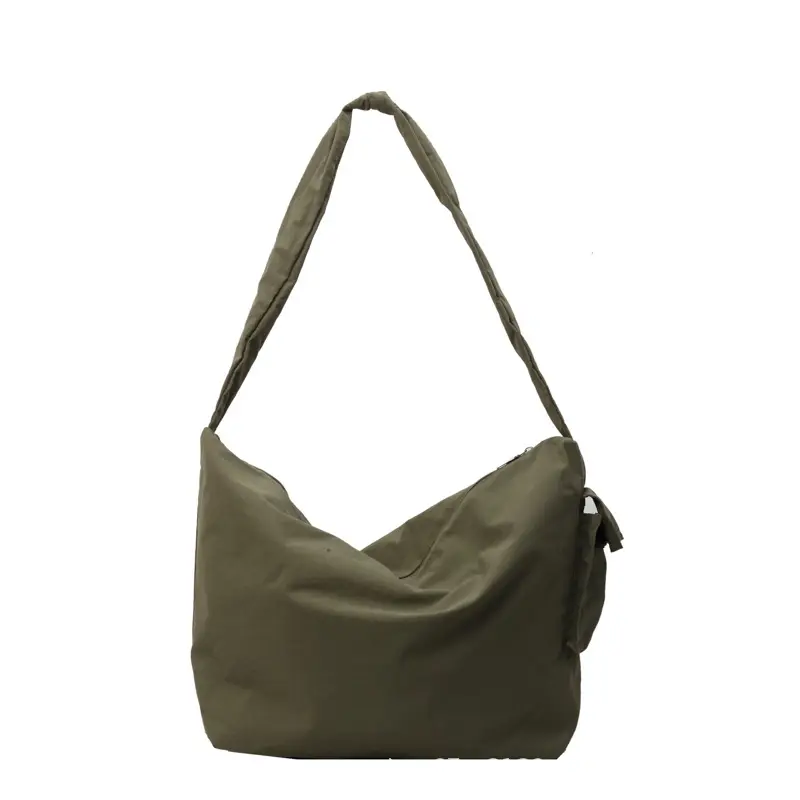 Black Large Capacity Shoulder Bag for Women - Image 4