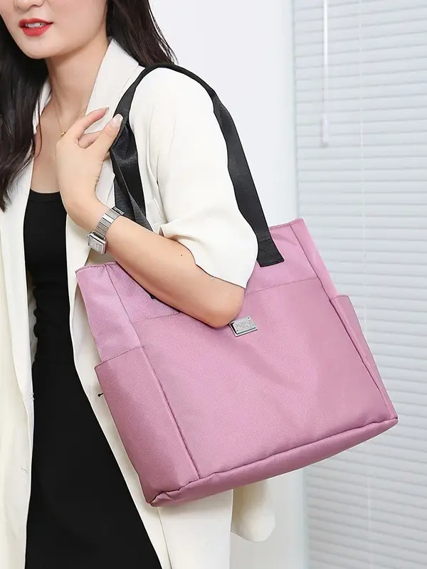 Purple Women's Shoulder Bag 2026 New Model Oxford Cloth Large Capacity - Image 9