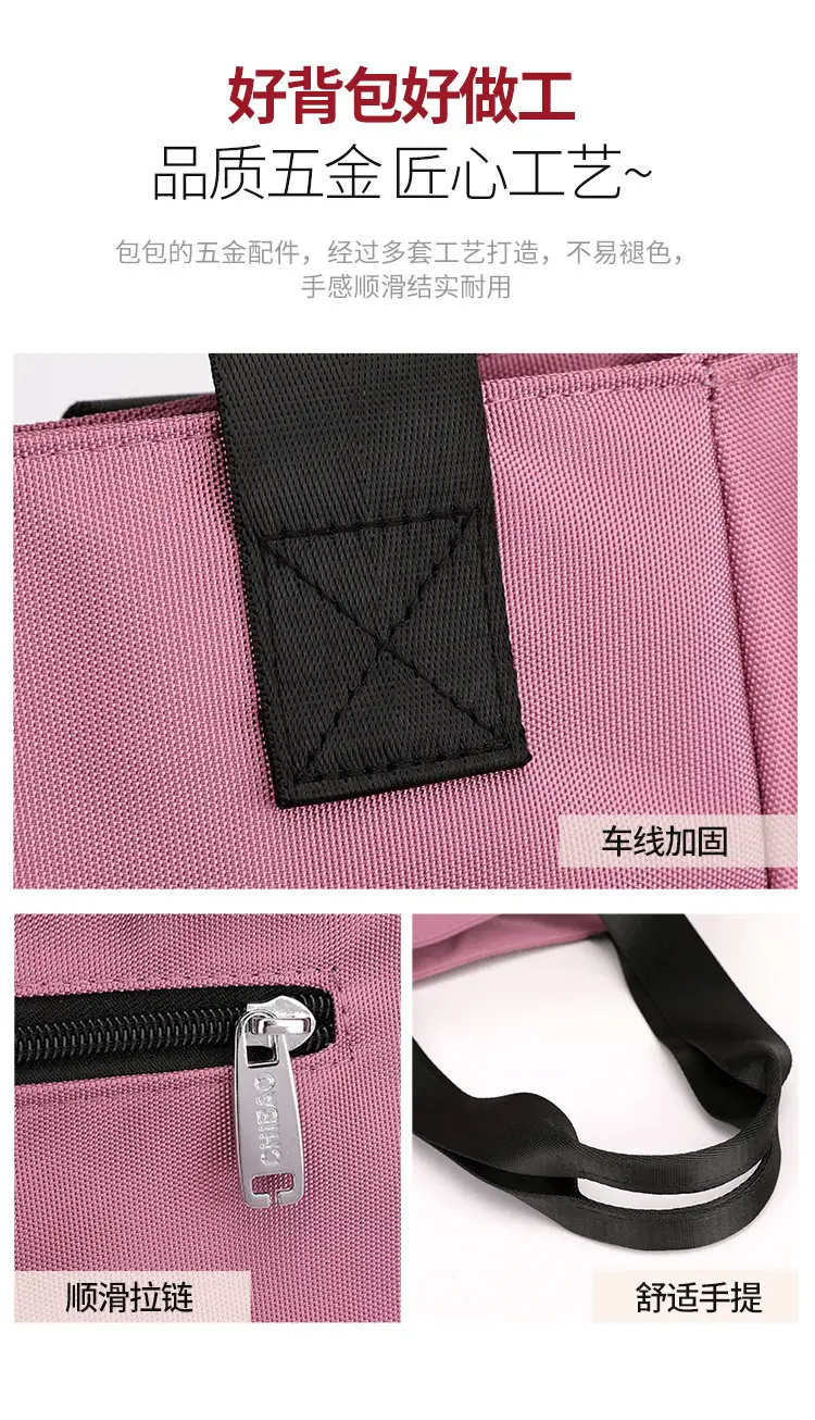 Purple Women's Shoulder Bag 2026 New Model Oxford Cloth Large Capacity — feature 16