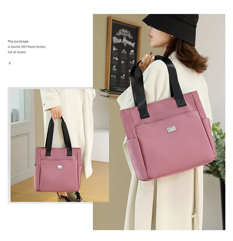 Purple Women's Shoulder Bag 2026 New Model Oxford Cloth Large Capacity — feature 19