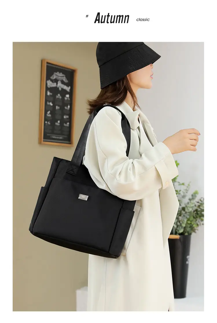 Purple Women's Shoulder Bag 2026 New Model Oxford Cloth Large Capacity — feature 25