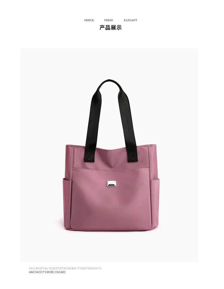 Purple Women's Shoulder Bag 2026 New Model Oxford Cloth Large Capacity — feature 26