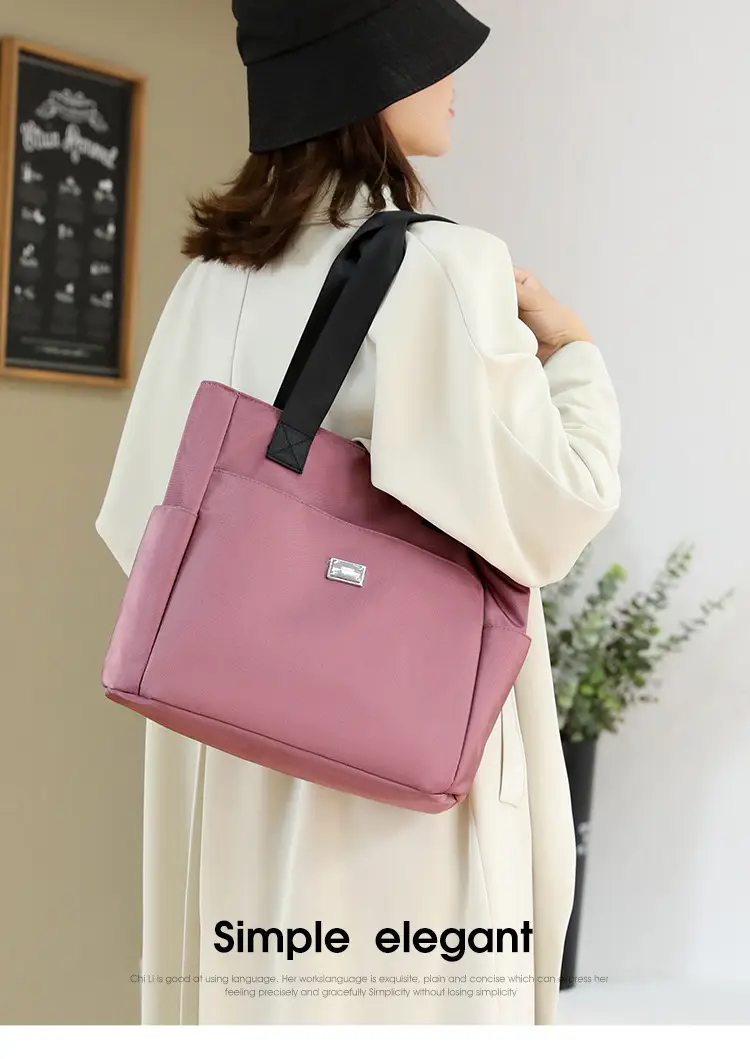 Purple Women's Shoulder Bag 2026 New Model Oxford Cloth Large Capacity — feature 5