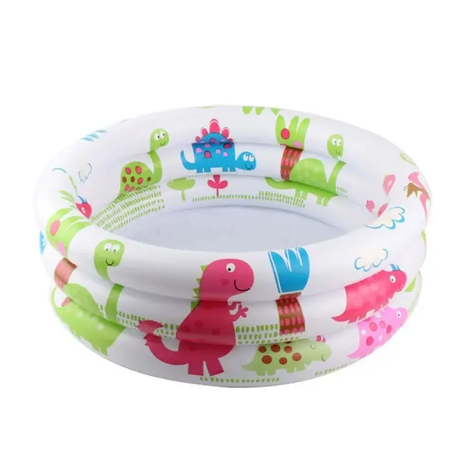 Cartoon Dinosaur Round Print Swimming Pool Baby Home Swimming Pool Kids Toy Pool Pvc Ocean Ball Pool