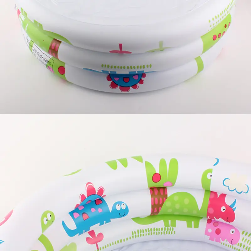 Cartoon Dinosaur Round Print Swimming Pool Baby Home Swimming Pool Kids Toy Pool Pvc Ocean Ball Pool — feature 11