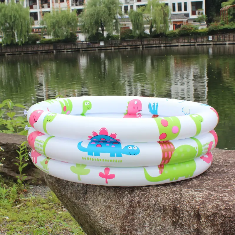 Cartoon Dinosaur Round Print Swimming Pool Baby Home Swimming Pool Kids Toy Pool Pvc Ocean Ball Pool — feature 15