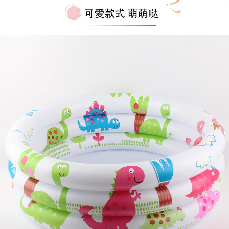 Cartoon Dinosaur Round Print Swimming Pool Baby Home Swimming Pool Kids Toy Pool Pvc Ocean Ball Pool — feature 5