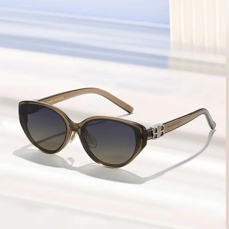 Anti-UV Cat-Eye Sunglasses Black - Image 10