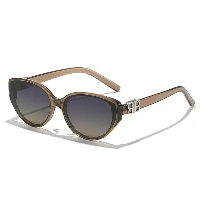 Anti-UV Cat-Eye Sunglasses Black - Image 5
