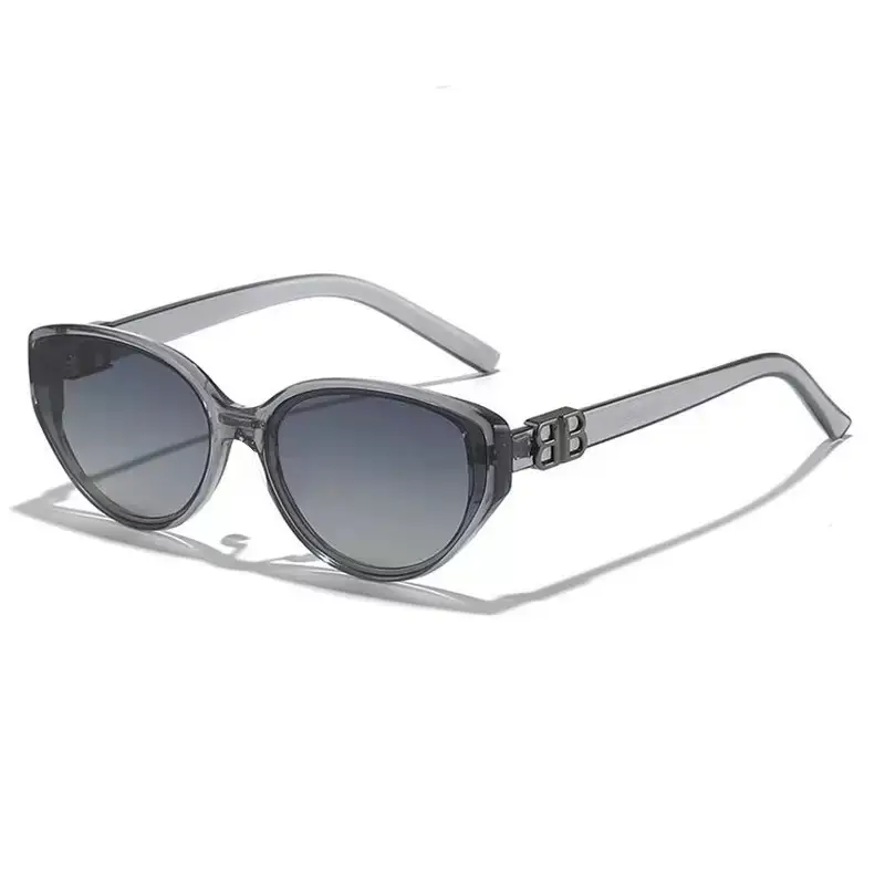 Anti-UV Cat-Eye Sunglasses Black - Image 6