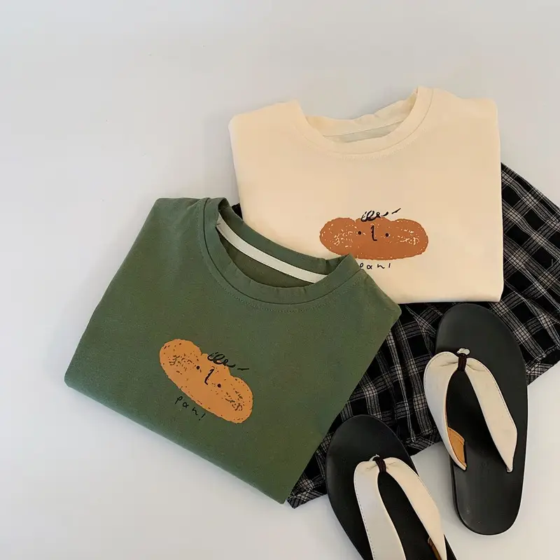2025 Summer Korean Baby T-shirt Cartoon Print Cotton Short Sleeve — feature 10