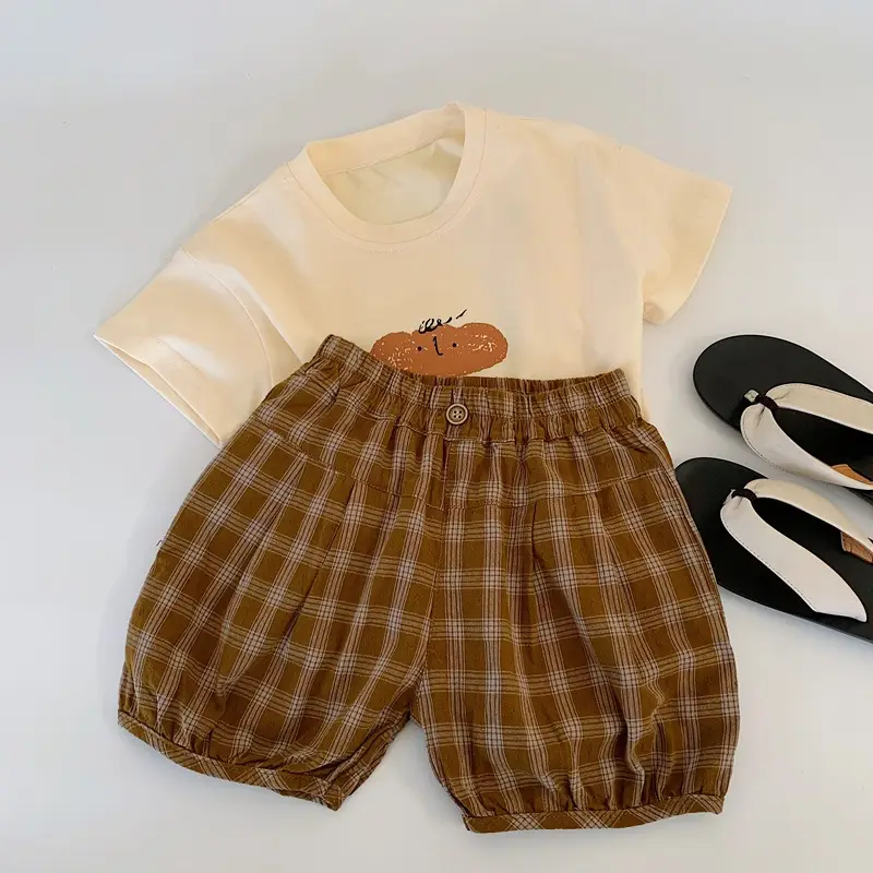2025 Summer Korean Baby T-shirt Cartoon Print Cotton Short Sleeve — feature 12