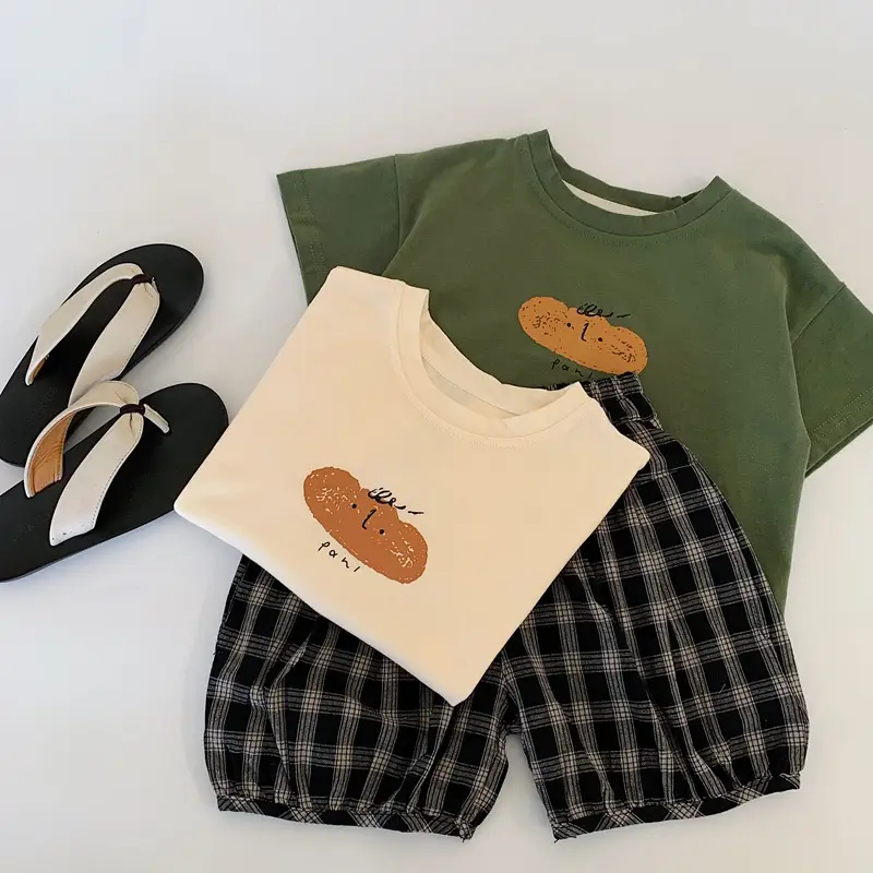 2025 Summer Korean Baby T-shirt Cartoon Print Cotton Short Sleeve — feature 3