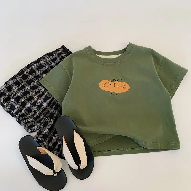 2025 Summer Korean Baby T-shirt Cartoon Print Cotton Short Sleeve — feature 5