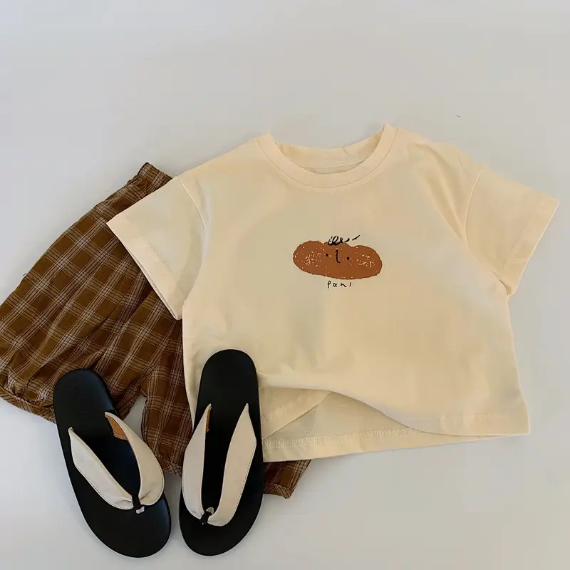 2025 Summer Korean Baby T-shirt Cartoon Print Cotton Short Sleeve — feature 6