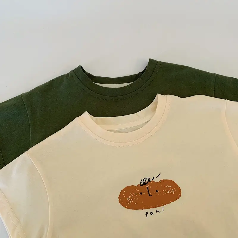 2025 Summer Korean Baby T-shirt Cartoon Print Cotton Short Sleeve — feature 7
