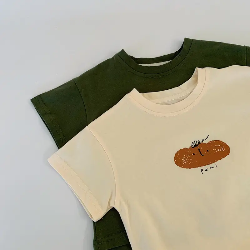 2025 Summer Korean Baby T-shirt Cartoon Print Cotton Short Sleeve — feature 8