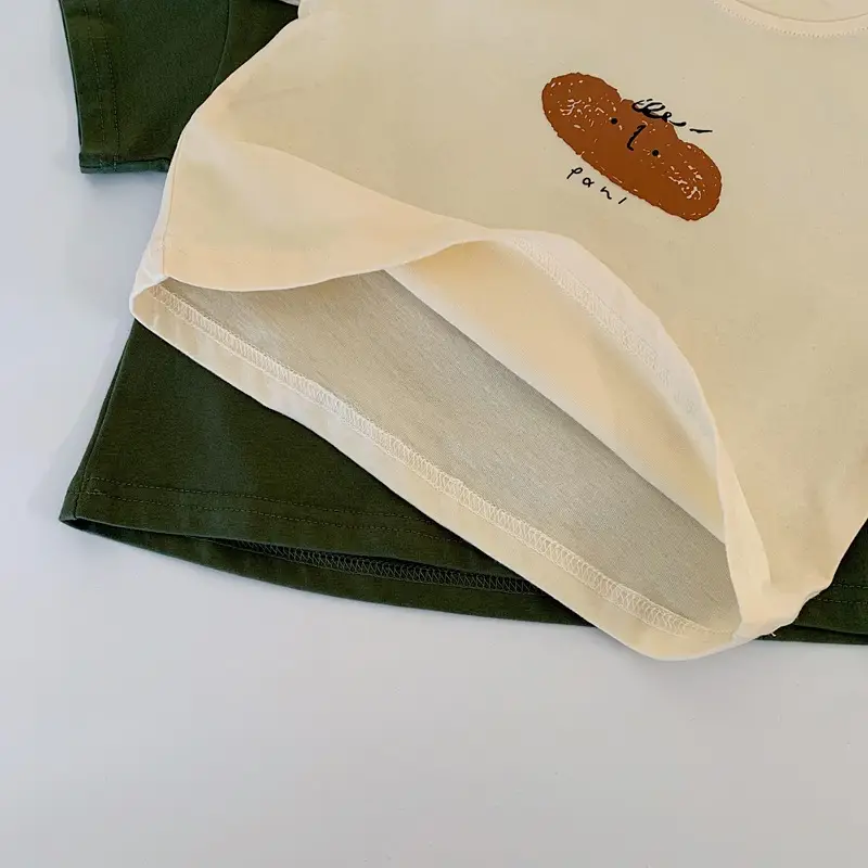 2025 Summer Korean Baby T-shirt Cartoon Print Cotton Short Sleeve — feature 9