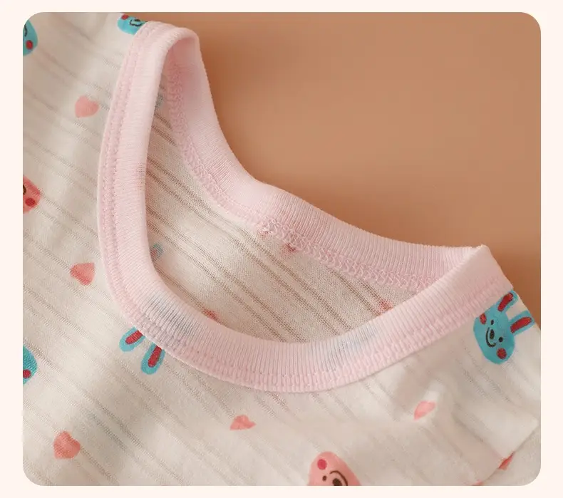 Baby Long Sleeve T-Shirt Girls Summer Bamboo Cotton Thin Boys' Base Shirt — feature 15