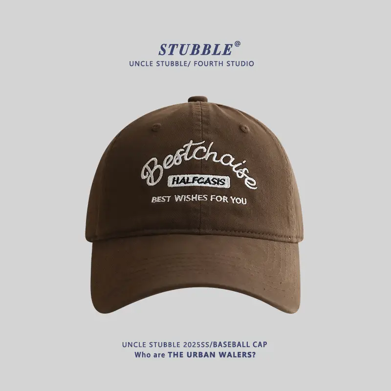 American Retro Baseball Cap Men Women Deepened Widened Face Small Cap Four Seasons All-match Soft Top Sunshade Hat - Image 3