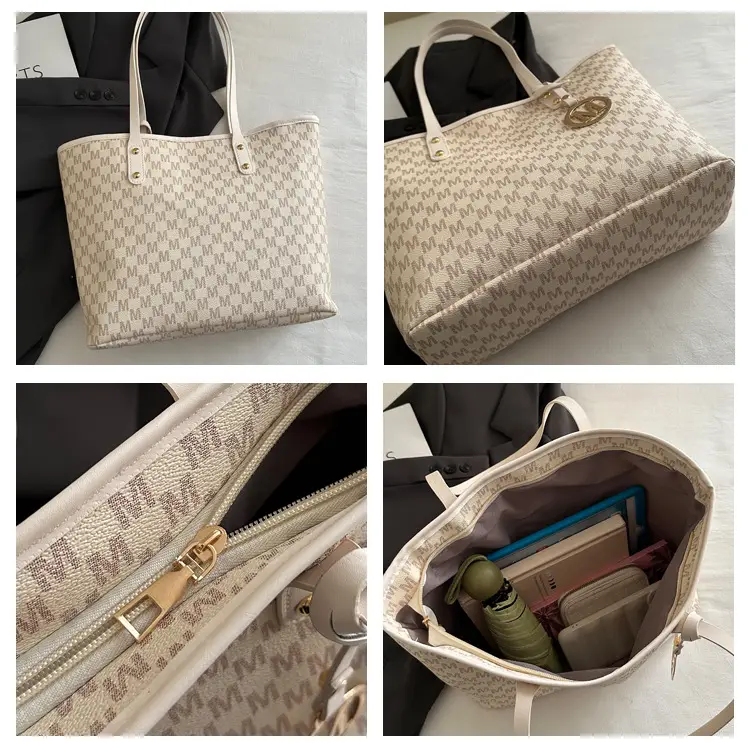 Large Capacity Printed Brown Shoulder Bag for Women — feature 9