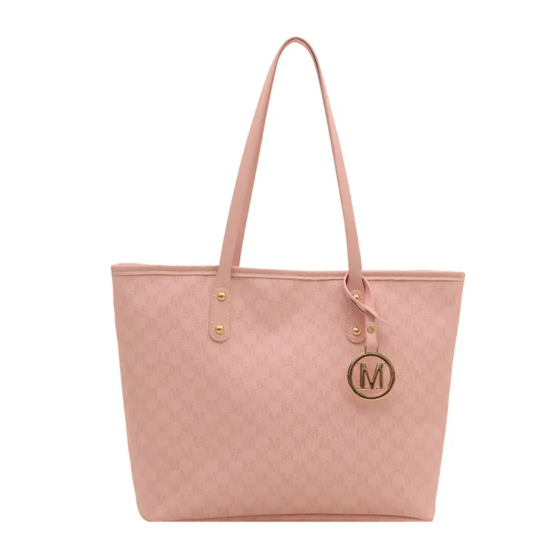 Large Capacity Printed Brown Shoulder Bag for Women - Image 3