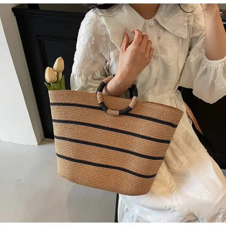 Straw Women's Large Capacity Shoulder Bag — feature 16