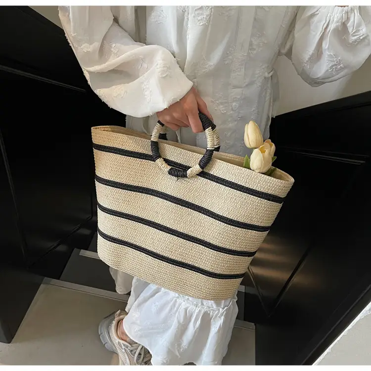 Straw Women's Large Capacity Shoulder Bag — feature 18