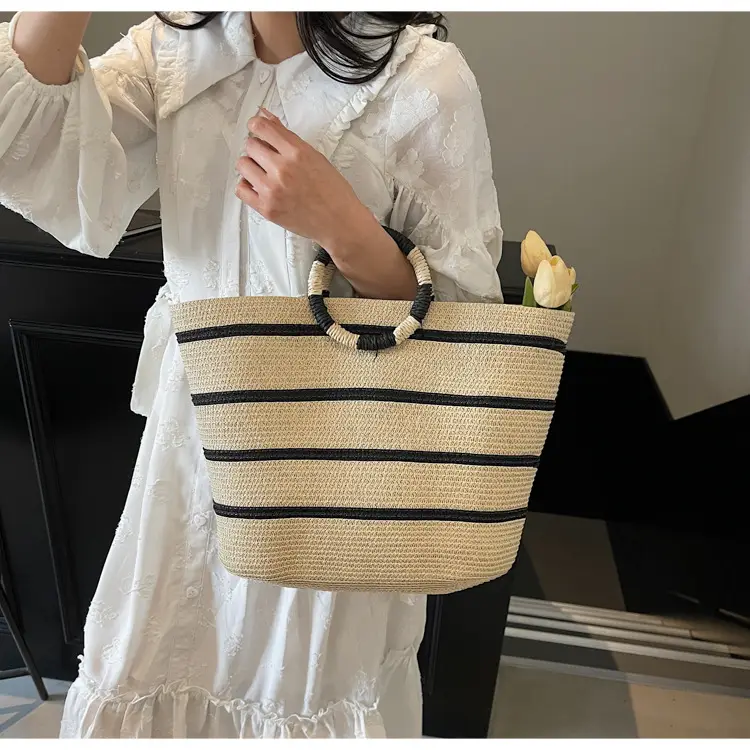 Straw Women's Large Capacity Shoulder Bag — feature 20