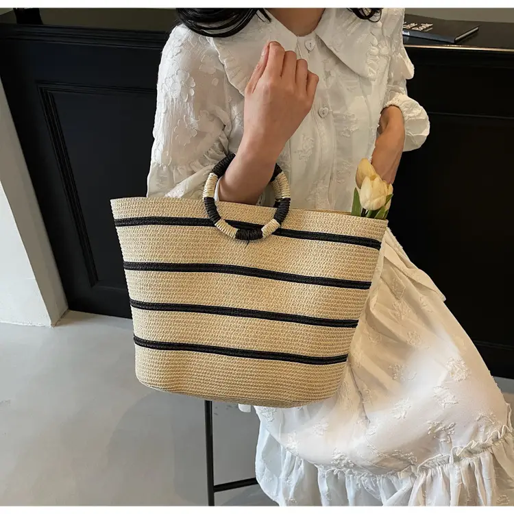 Straw Women's Large Capacity Shoulder Bag — feature 21