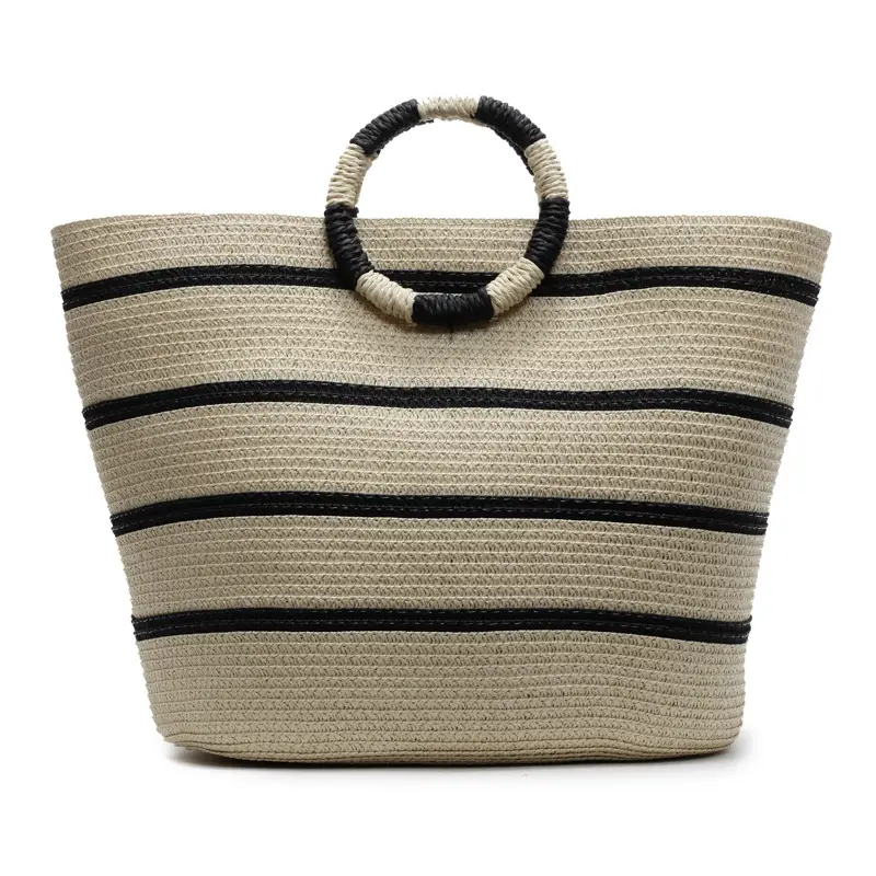 Straw Women's Large Capacity Shoulder Bag - Image 2
