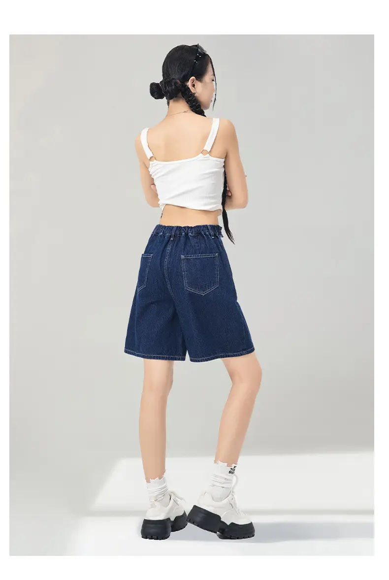 Dark Blue Denim Shorts Women Summer 2026 — feature 10