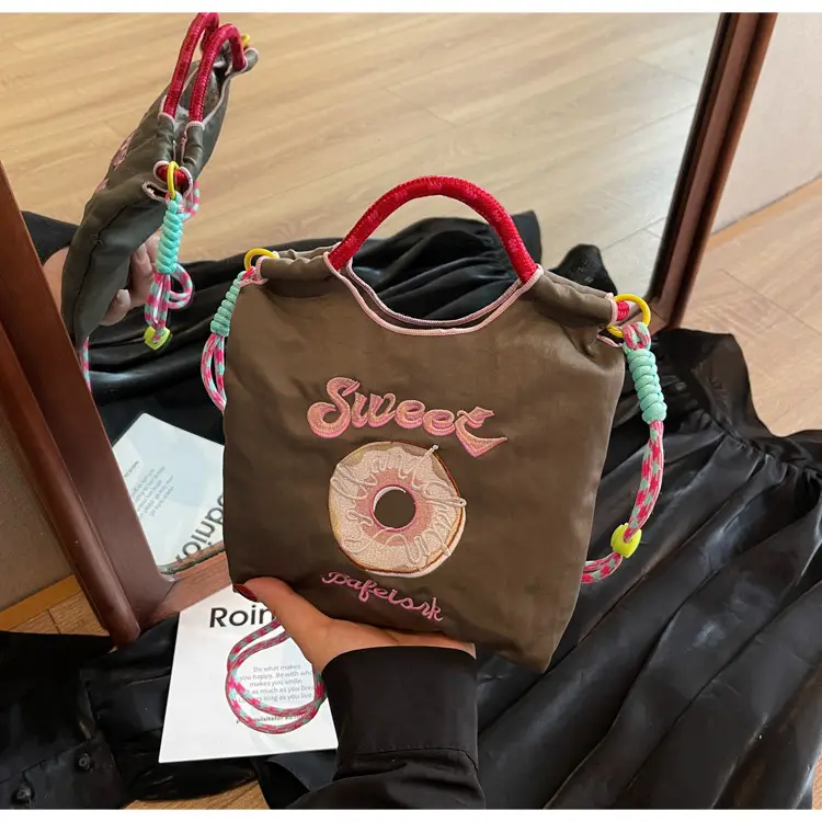 Cross-Border Embroidered Donut Bag for Women — feature 11
