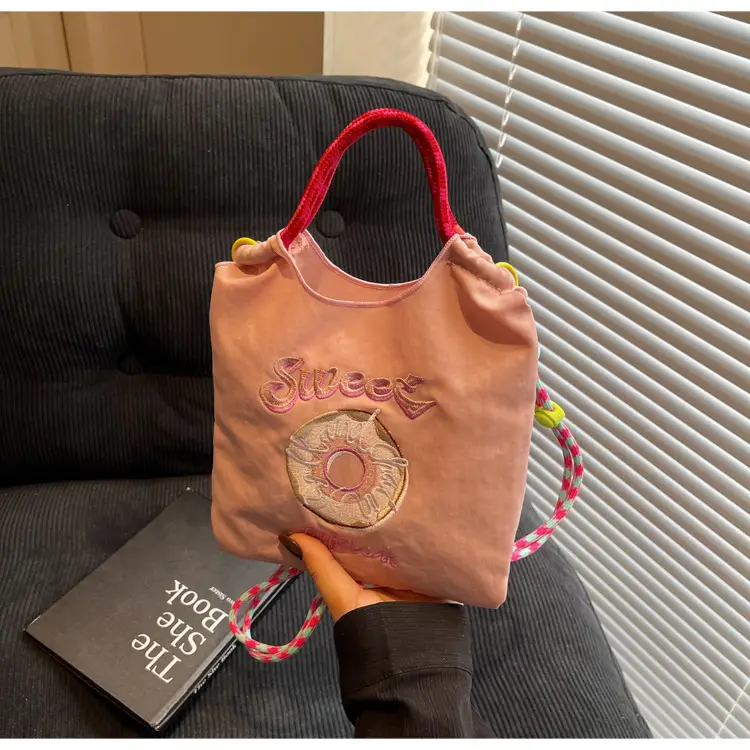 Cross-Border Embroidered Donut Bag for Women — feature 12