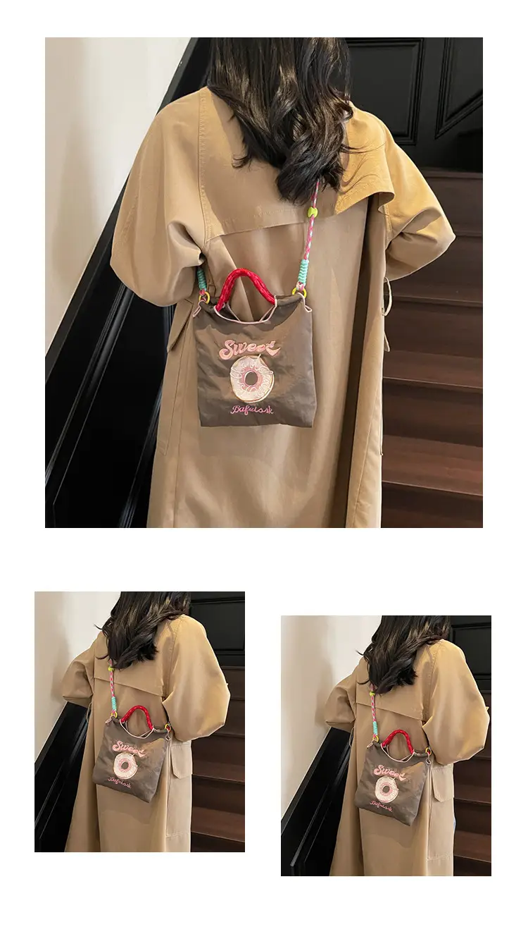 Cross-Border Embroidered Donut Bag for Women — feature 5