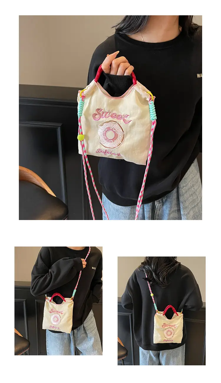 Cross-Border Embroidered Donut Bag for Women — feature 6