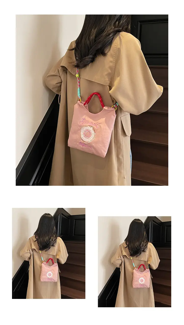 Cross-Border Embroidered Donut Bag for Women — feature 7