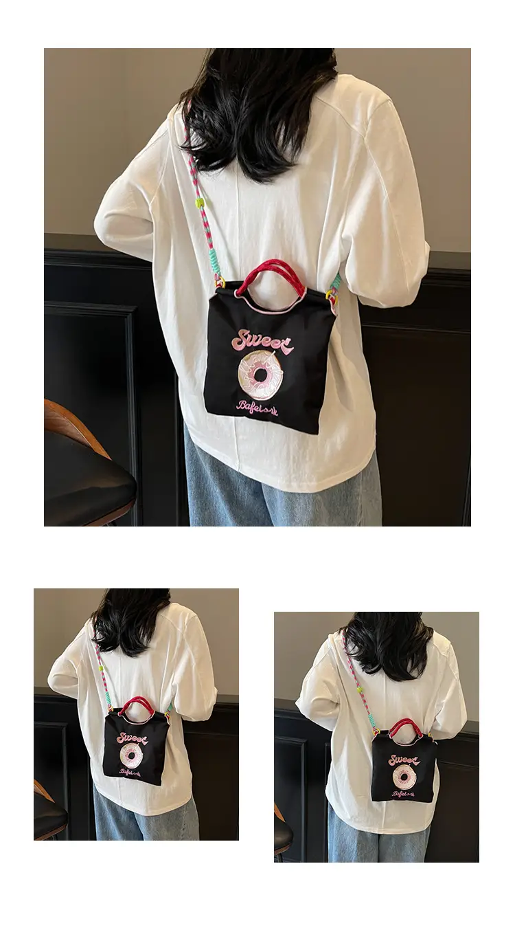 Cross-Border Embroidered Donut Bag for Women — feature 8