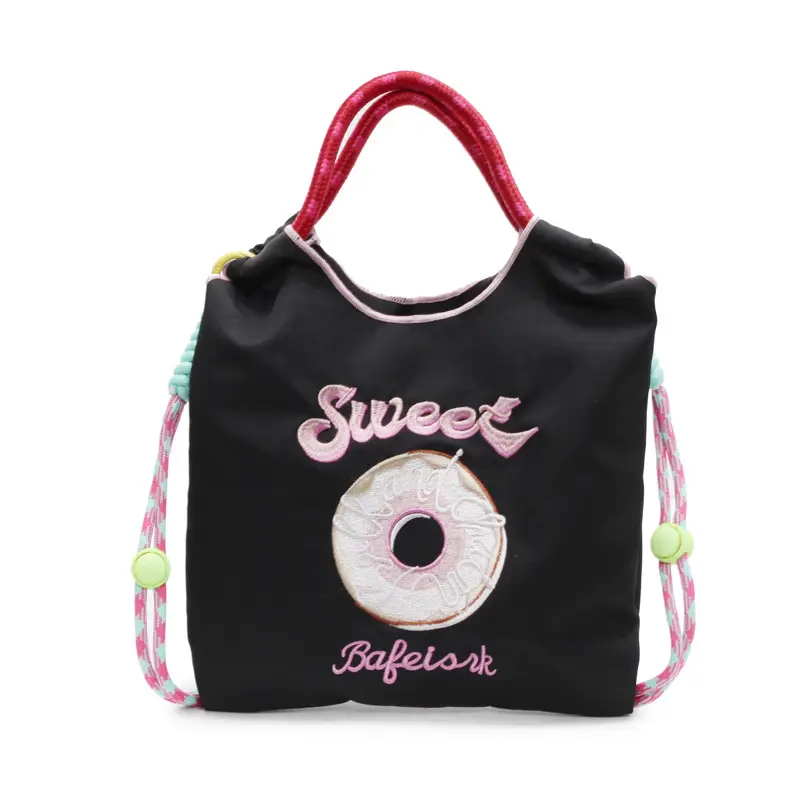 Cross-Border Embroidered Donut Bag for Women