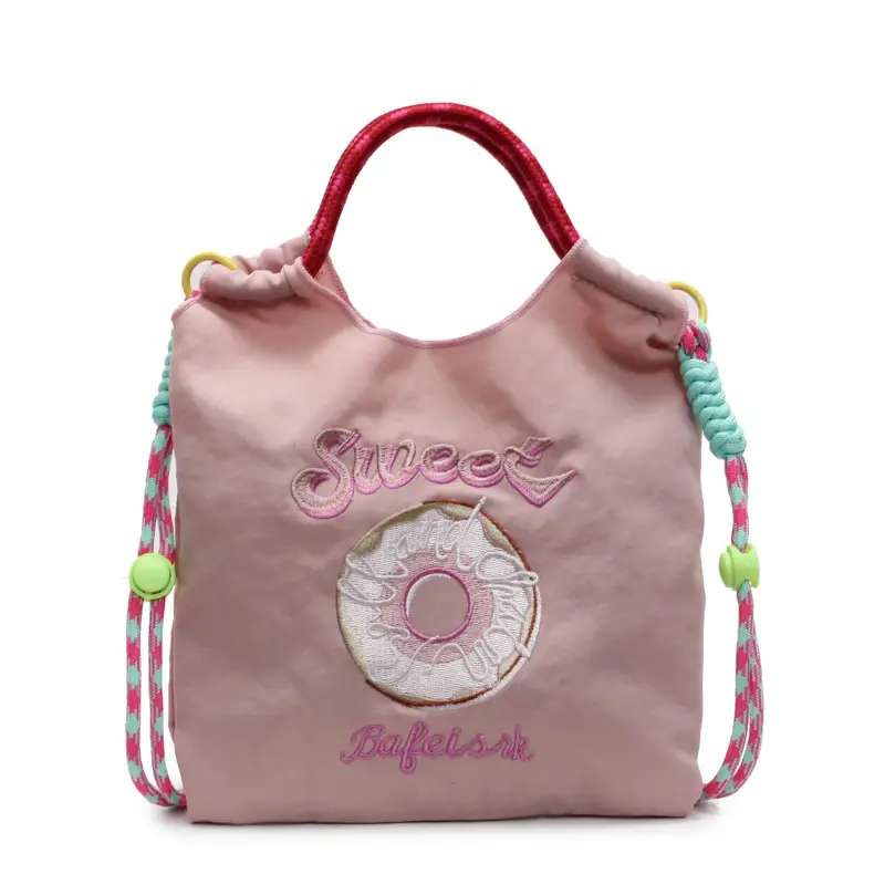 Cross-Border Embroidered Donut Bag for Women