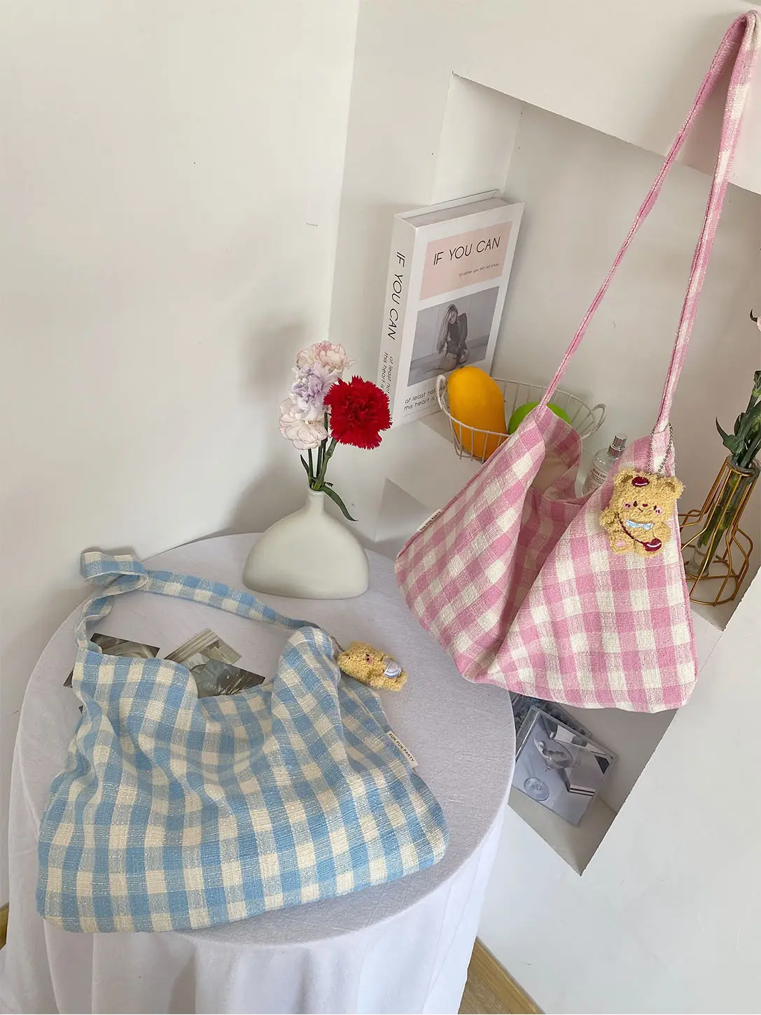 Spring Crossbody Bag for Students Fresh Canvas Large Capacity — feature 8