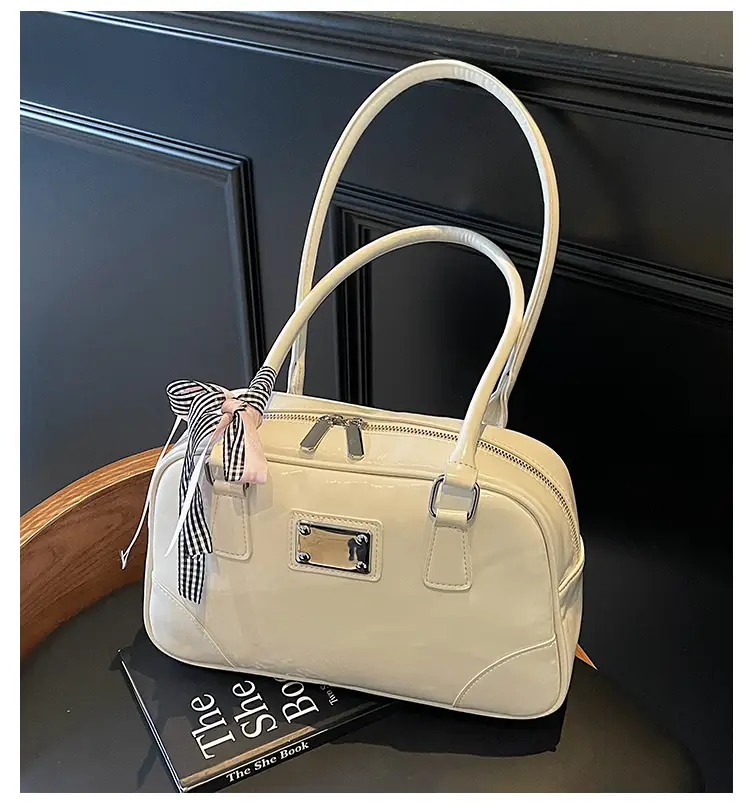 Pink Crossbody Bag with Ribbon for Women 2026 — feature 1