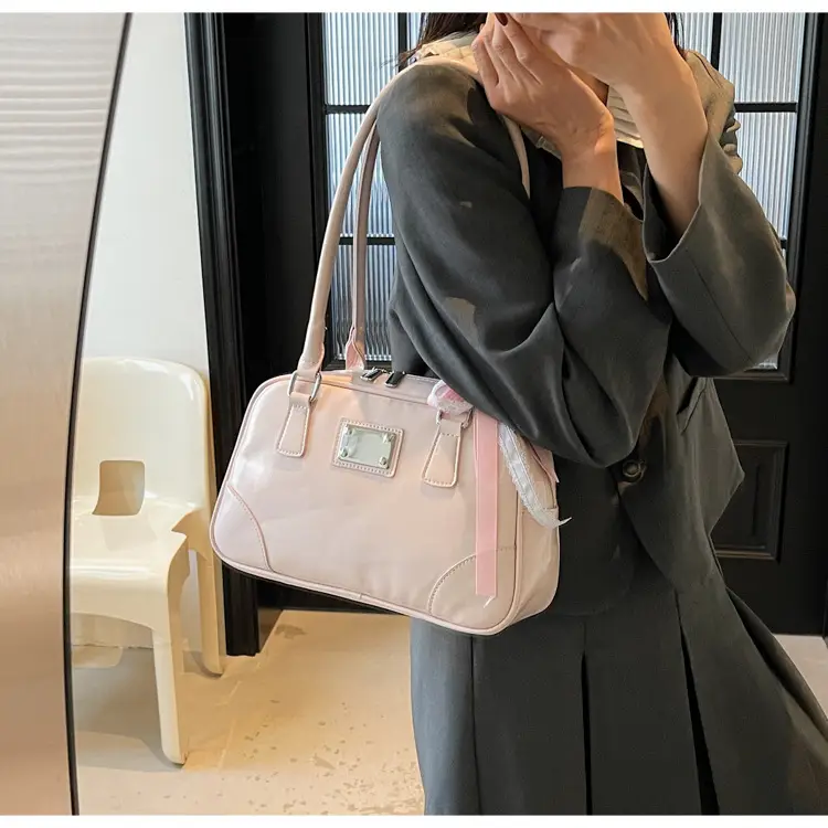 Pink Crossbody Bag with Ribbon for Women 2026 — feature 10