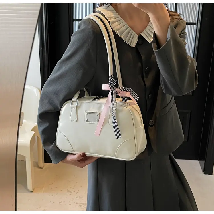 Pink Crossbody Bag with Ribbon for Women 2026 — feature 12
