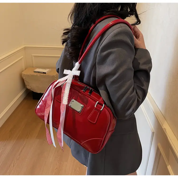 Pink Crossbody Bag with Ribbon for Women 2026 — feature 16