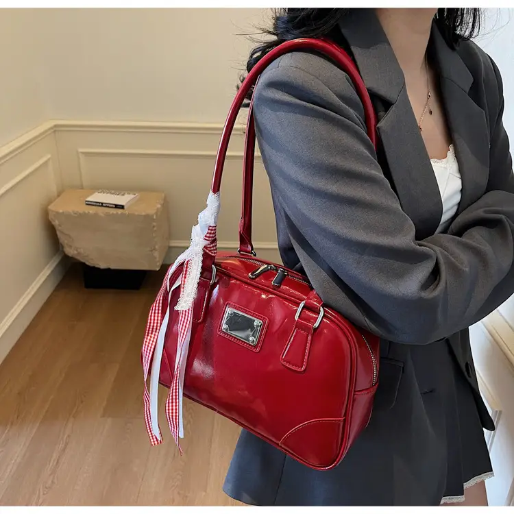 Pink Crossbody Bag with Ribbon for Women 2026 — feature 17