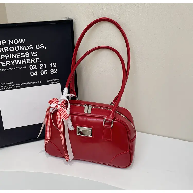 Pink Crossbody Bag with Ribbon for Women 2026 — feature 25