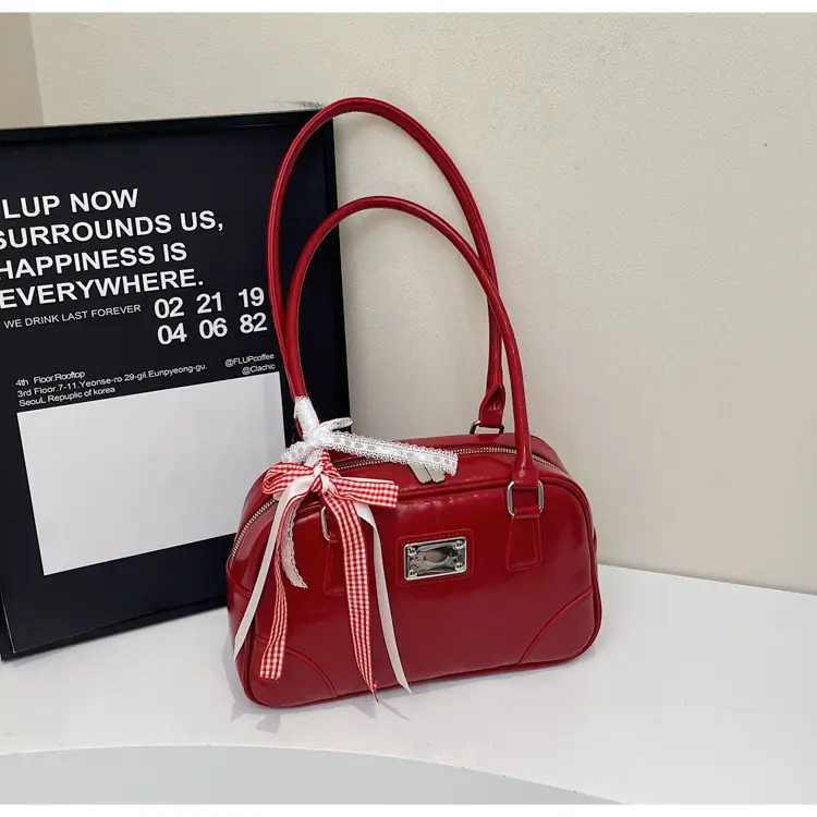 Pink Crossbody Bag with Ribbon for Women 2026 — feature 26