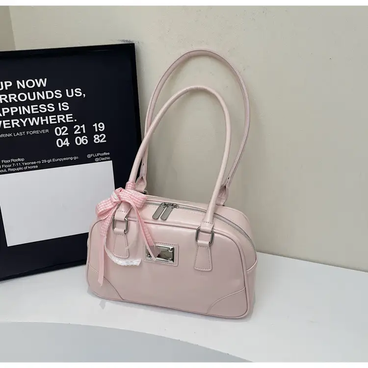 Pink Crossbody Bag with Ribbon for Women 2026 — feature 27